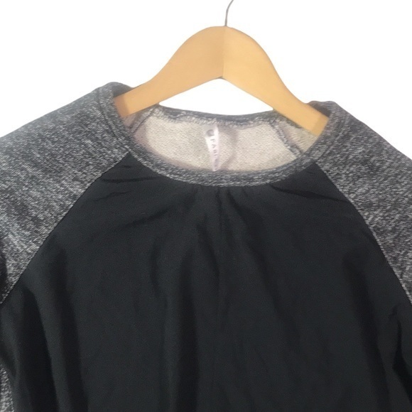 Fabletics Sophia Tie Front Marled Sweatshirt - Picture 3 of 8